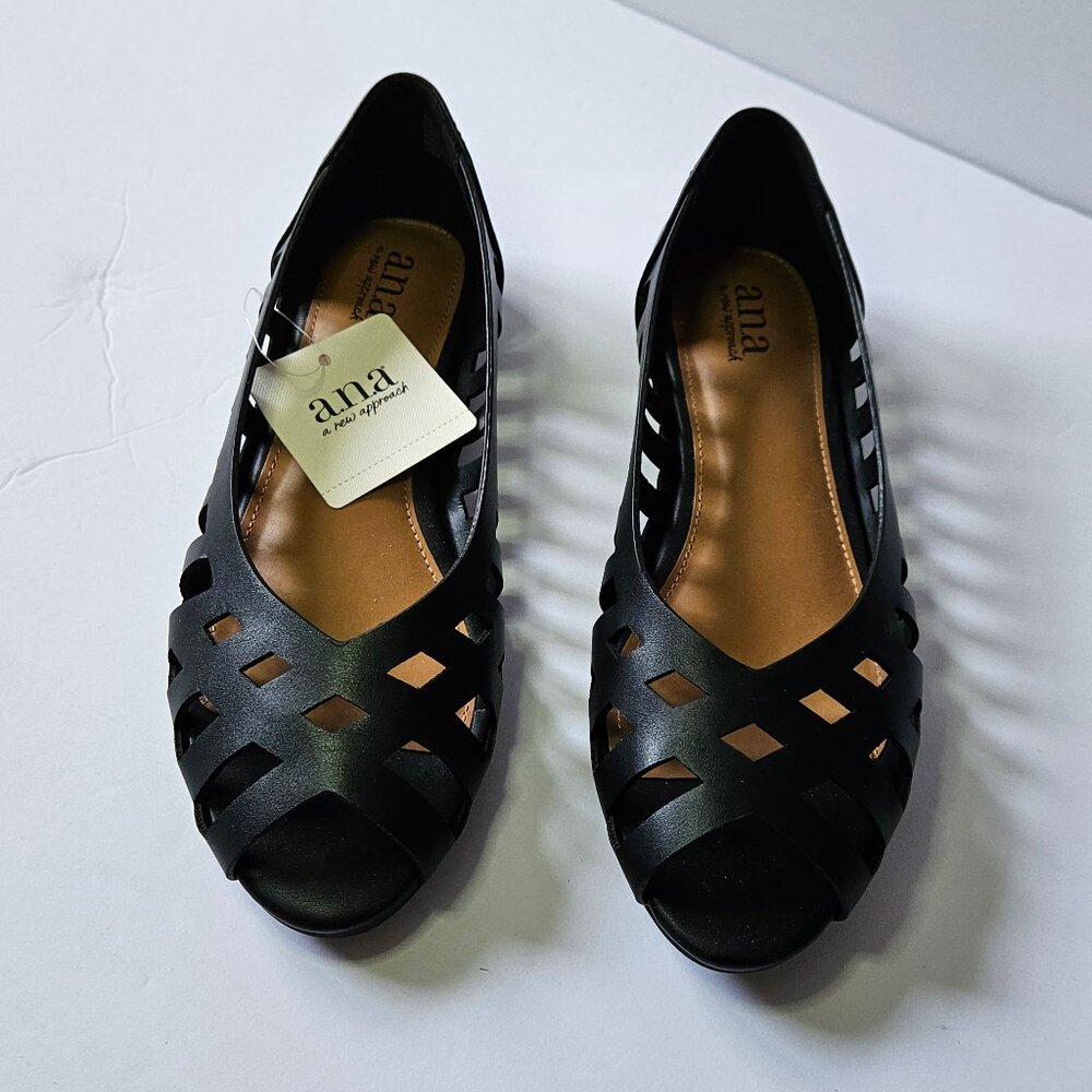 a.n.a Black Flats Size 6.5M